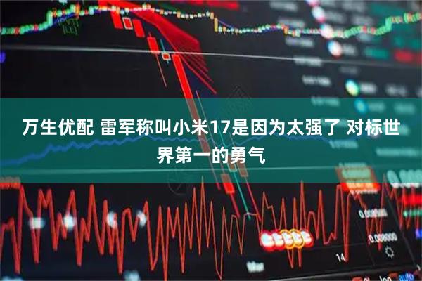 万生优配 雷军称叫小米17是因为太强了 对标世界第一的勇气