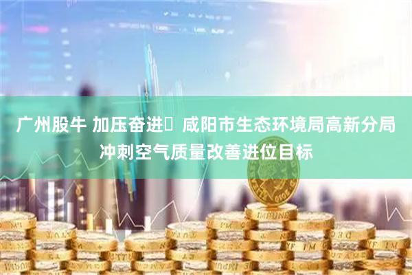 广州股牛 加压奋进׀咸阳市生态环境局高新分局冲刺空气质量改善进位目标